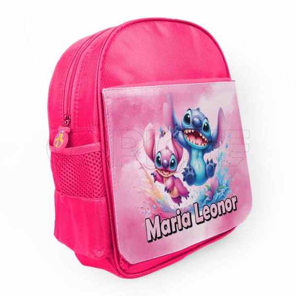 Mochila pré escolar Stitch Angel