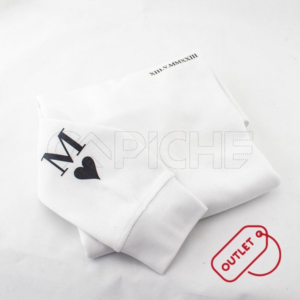 Estampa Impressa Sweater Branca S