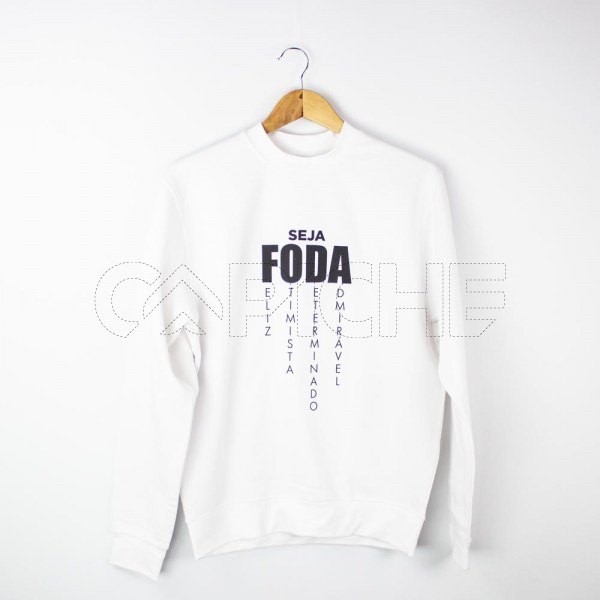 Estampa Impressa Sweater Branca 11/12 (Estampa no Masculino)