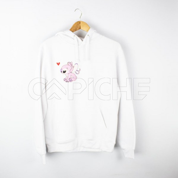 Estampa Impressa Sweater c/ capuz Branco S