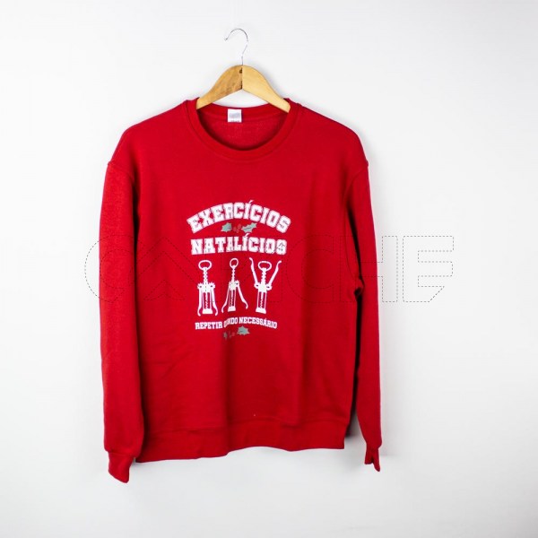 Estampa Impressa Sweater Vermelha M