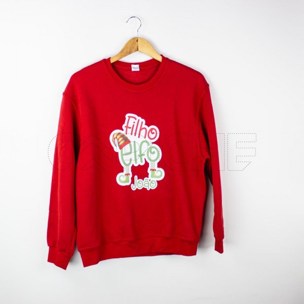 Estampa Impressa Sweater Vermelha M João