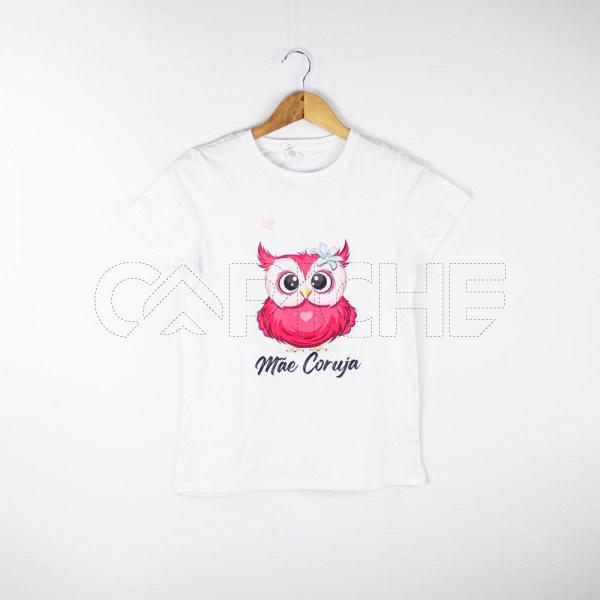 Estampa Impressa T-shirt cintada M Branco