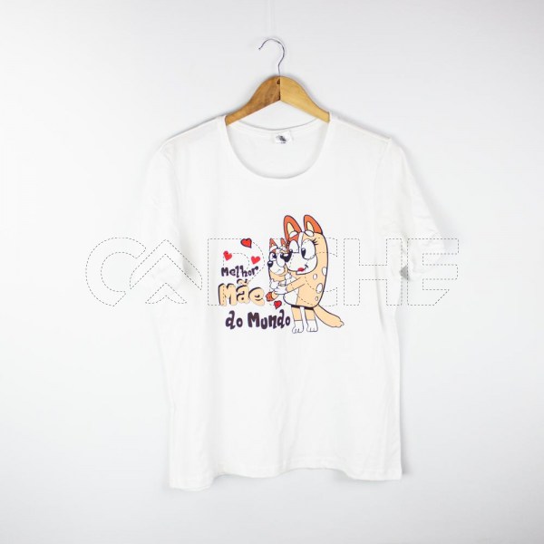 Estampa Impressa T-shirt cintada XL branco