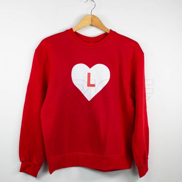 Estampa Impressa Sweater Vermelha S