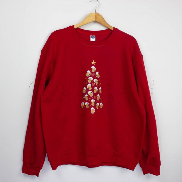 Estampa Impressa Sweater Vermelha 2XL