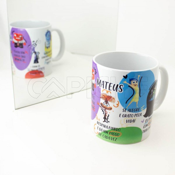Estampa Sublimada Caneca Normal Divertidamente Mateus