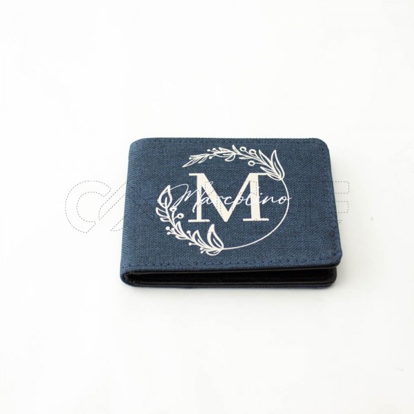 Estampa Impressa Carteira Azul Marcolino