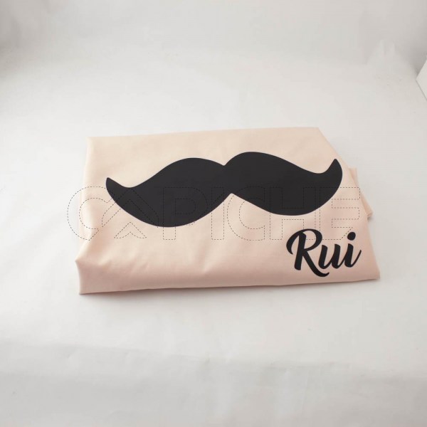 Estampa Impressa Fronha Rosa Rui