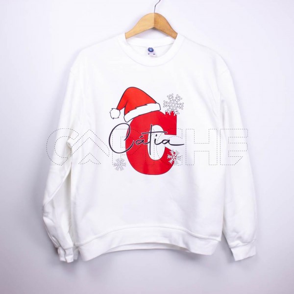 Estampa Impressa Sweater Branca M Cátia