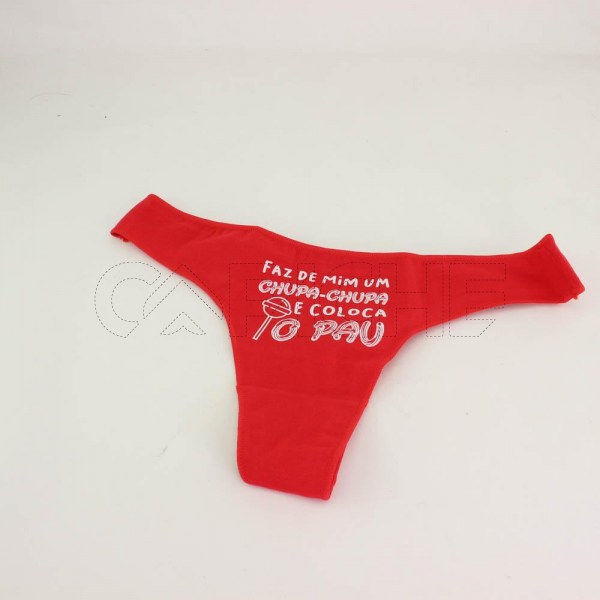 Estampa Impressa Cueca Senhora