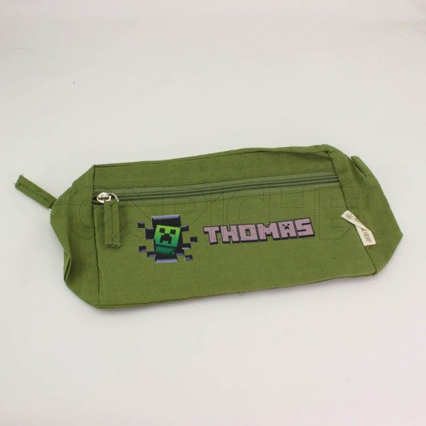 Estampa Impressa Estojo Necessaire Verde Thomas