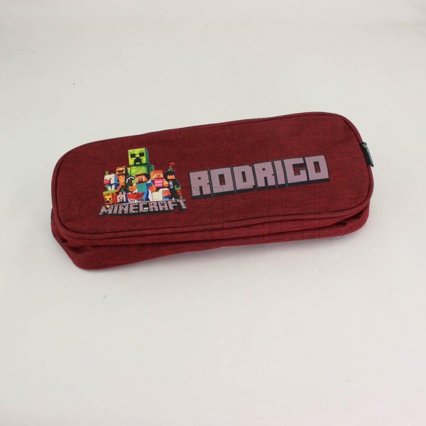 Estampa Impressa Estojo Duplo Vermelho Rodrigo