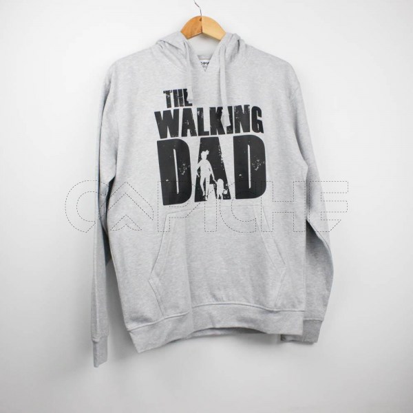 Estampa Impressa Sweater Com Capuz Cinza Claro L