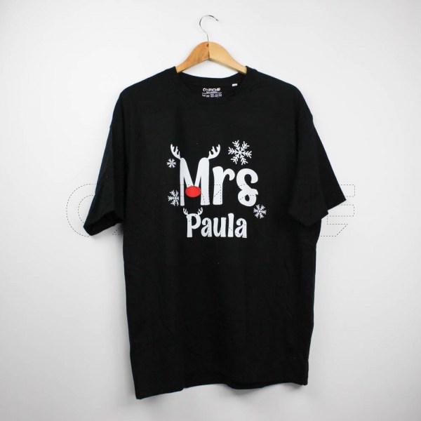 Estampa Impressa T-shirt Oversize Preta L Paula