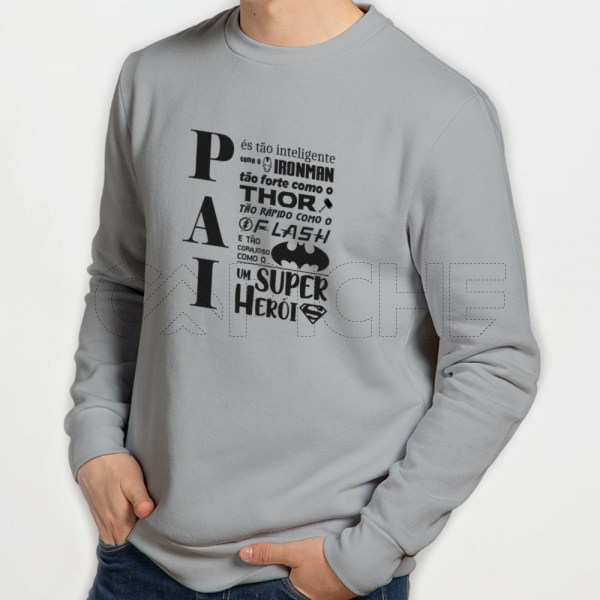 Sweatshirt Homem Super Heróis