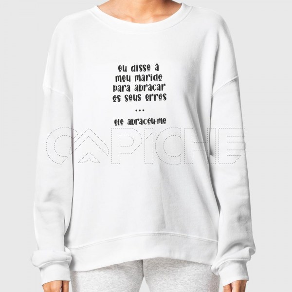 Sweater Abraçar os erros