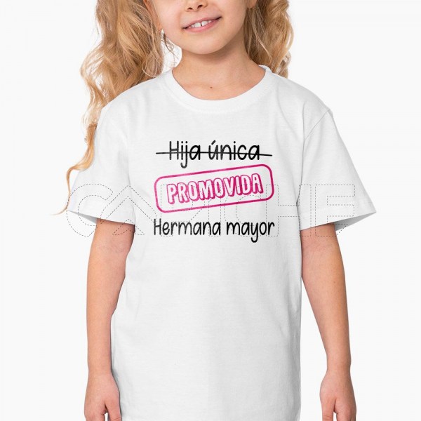 Tshirt Criança Promovida Irmã