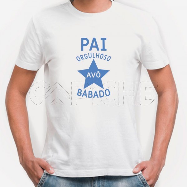 Tshirt Homem Avô Babado