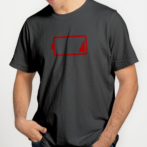Tshirt Homem Low Battery