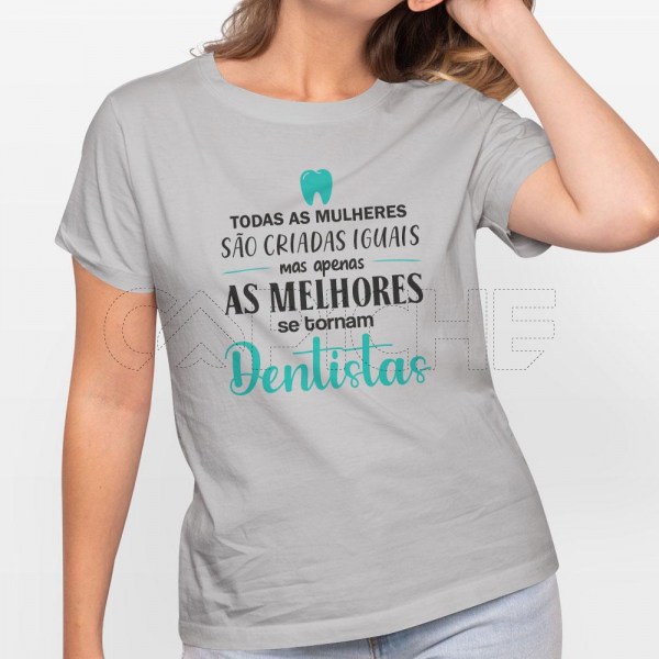 Tshirt Senhora Profissão Dentista
