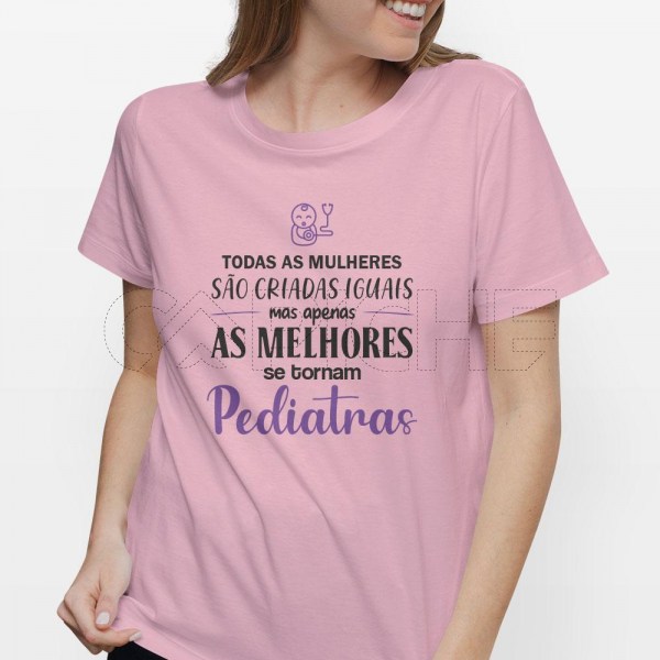 Tshirt Senhora Profissão Pediatra