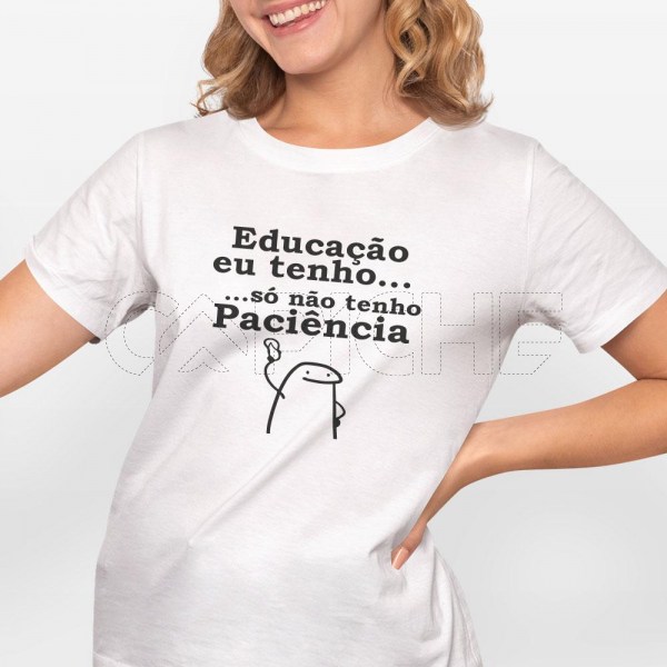 Tshirt Não Tenho Paciência Flork
