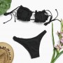 Conjunto bikini Cortina preto