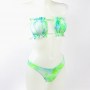 Conjunto bikini Tie Dye Cortina Verde