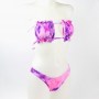 Conjunto bikini Tie Dye Cortina Lilás