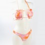 Conjunto bikini Tie Dye Cortina Laranja