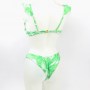 Conjunto bikini Tie Dye Di Verde