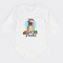 Body para Bebé Pug Natalício Personalizável