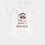 Body para Bebé Pintar a Macaca