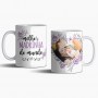 Caneca Melhor  do Mundo Floral com Foto