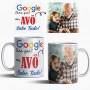 Caneca Google  Personalizável com Foto