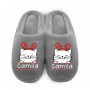 Chinelo Personalizado Pelúcia Gato