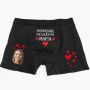 Boxer Homem Propriedade Exclusiva com Foto