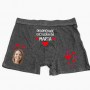 Boxer Homem Propriedade Exclusiva com Foto