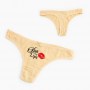 Cueca Tanga Mulher Kiss My Lips