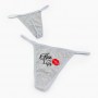 Cueca Fio Dental Mulher Kiss My Lips