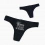 Cueca Tanga Mulher Teias Aranha