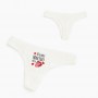 Cueca Tanga Mulher Põe a Boca