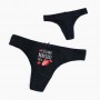 Cueca Tanga Mulher Põe a Boca