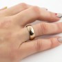 Aliança em aço Classic Rose Gold 6mm