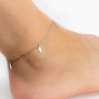 Pulseira em aço para pé Árvore / Libelinha / Âncora