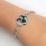 Pulseira em aço com Foto
