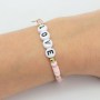 Pulseira Elástica Love Pink