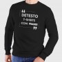 Sweater sem Capuz Frases