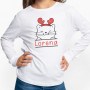 Sweater sem Capuz Criança Gatinho Natalício Personalizável